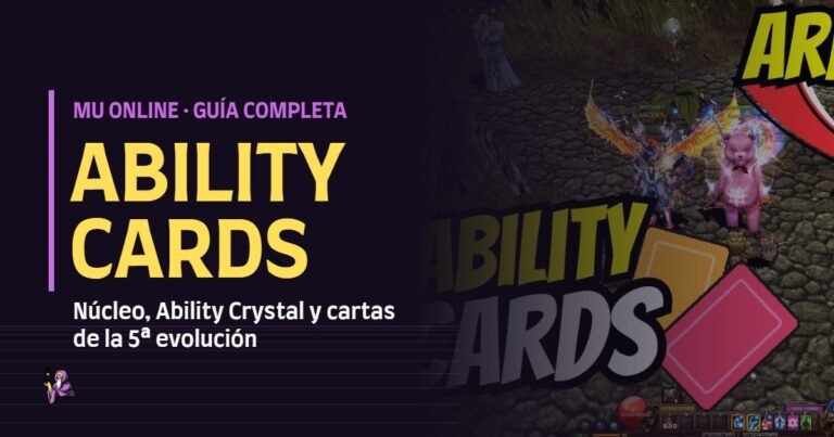 Ability Cards en Mu Online: guía completa